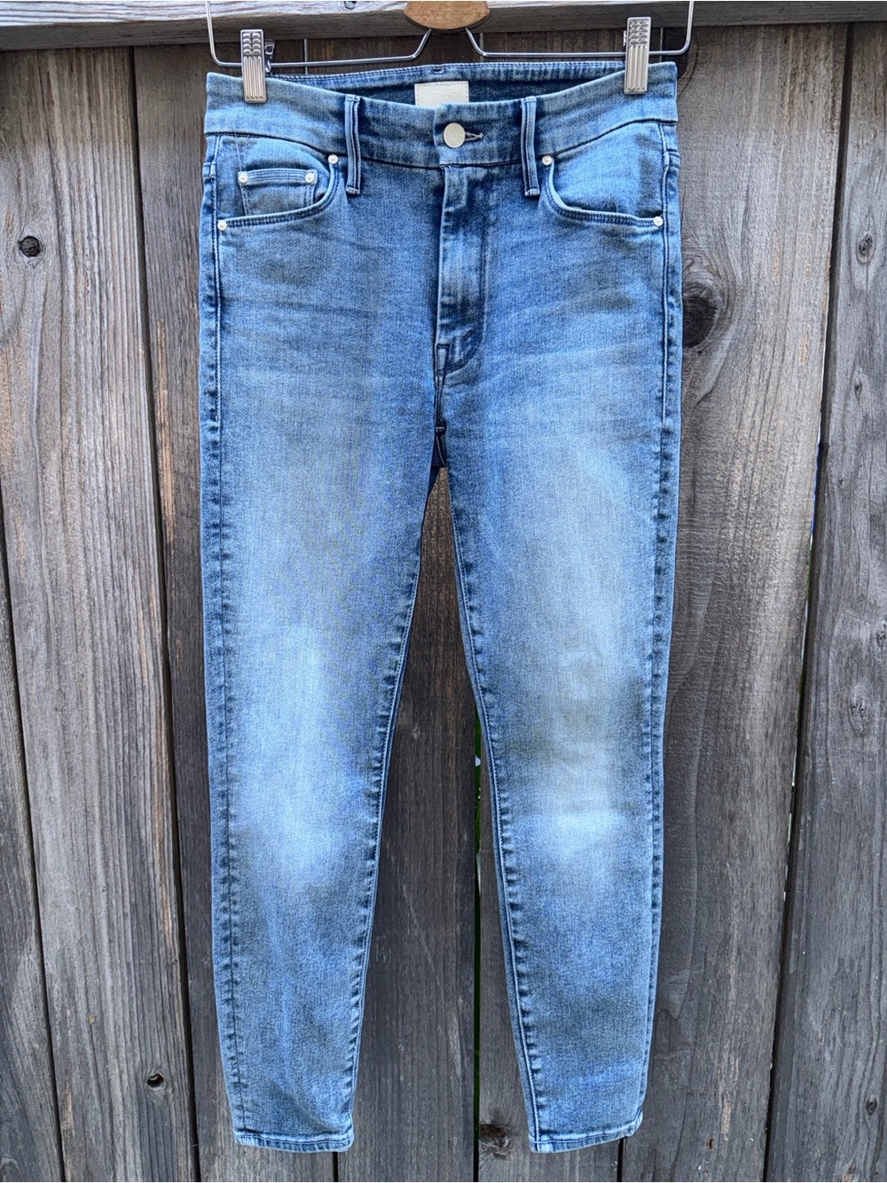 Mother Denim The Looker Ankle Jeans in Twice Shy Size 26 - Picture 10 of 13